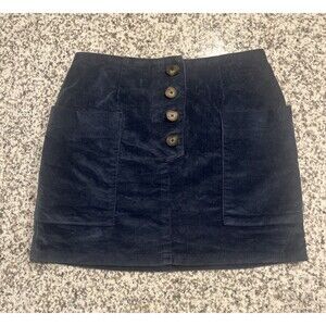 BDG Urban Outfitters Woman’s Blue button front mini skirt